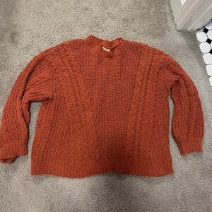 POL Terracotta Knit Pullover